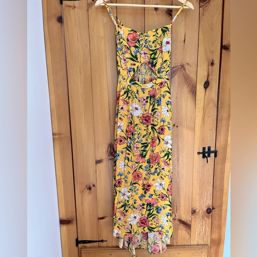 Hollister floral maxi dress XS